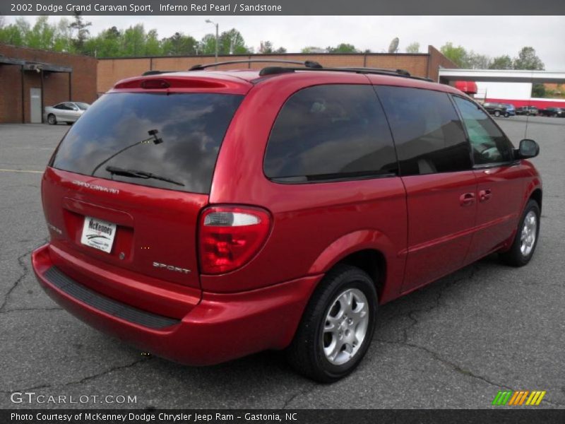 Inferno Red Pearl / Sandstone 2002 Dodge Grand Caravan Sport