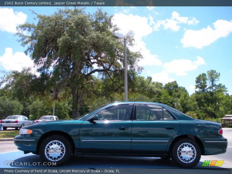 Jasper Green Metallic / Taupe 2002 Buick Century Limited