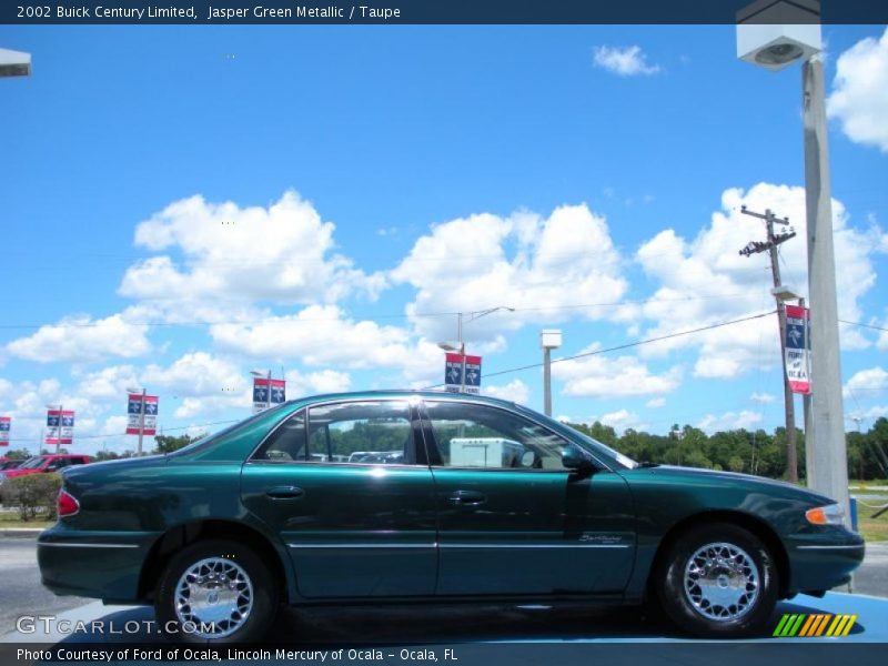 Jasper Green Metallic / Taupe 2002 Buick Century Limited