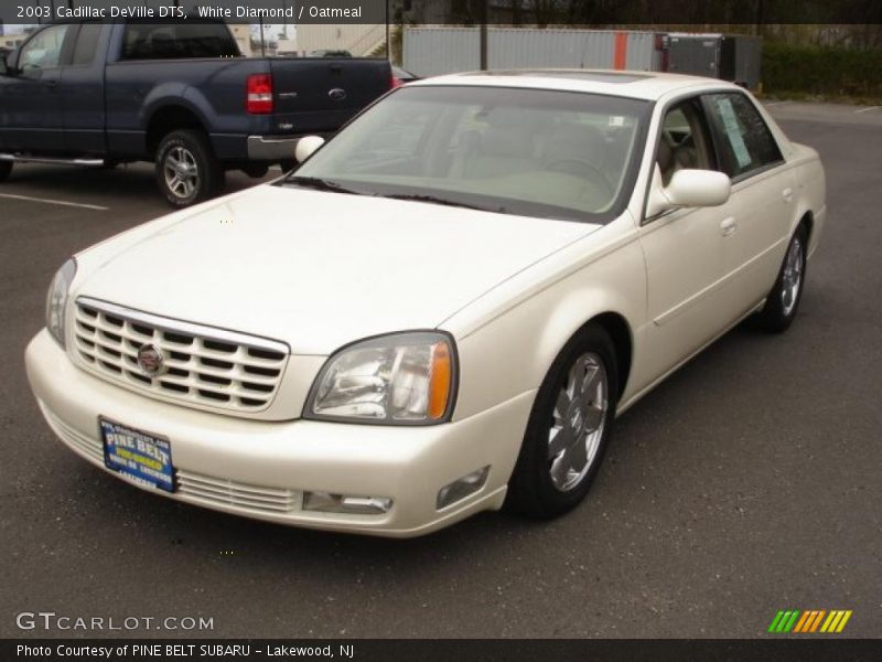 White Diamond / Oatmeal 2003 Cadillac DeVille DTS