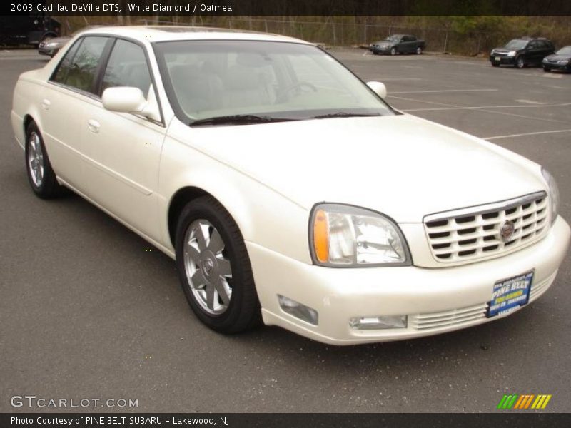 White Diamond / Oatmeal 2003 Cadillac DeVille DTS