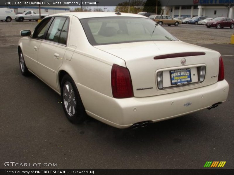 White Diamond / Oatmeal 2003 Cadillac DeVille DTS