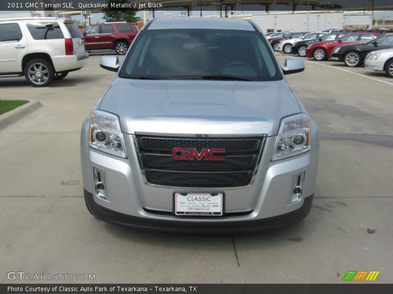 Quicksilver Metallic / Jet Black 2011 GMC Terrain SLE