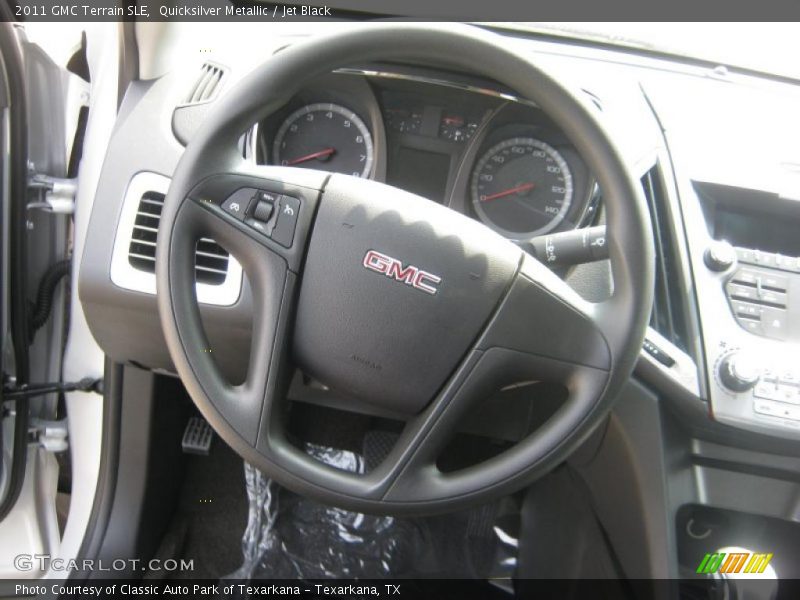 Quicksilver Metallic / Jet Black 2011 GMC Terrain SLE