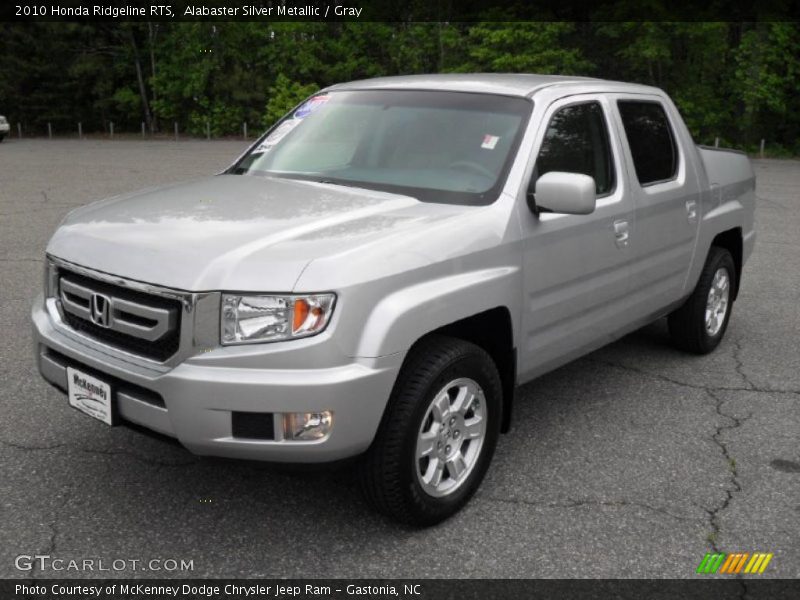 Alabaster Silver Metallic / Gray 2010 Honda Ridgeline RTS