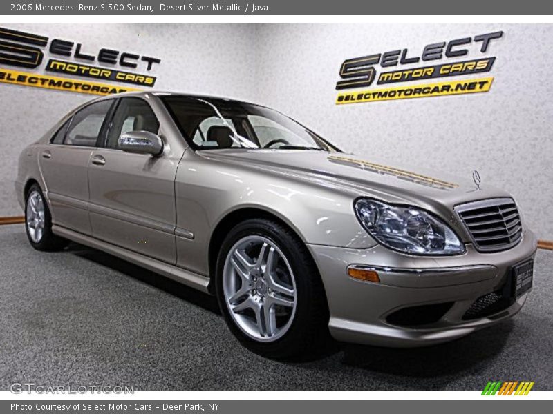 Desert Silver Metallic / Java 2006 Mercedes-Benz S 500 Sedan