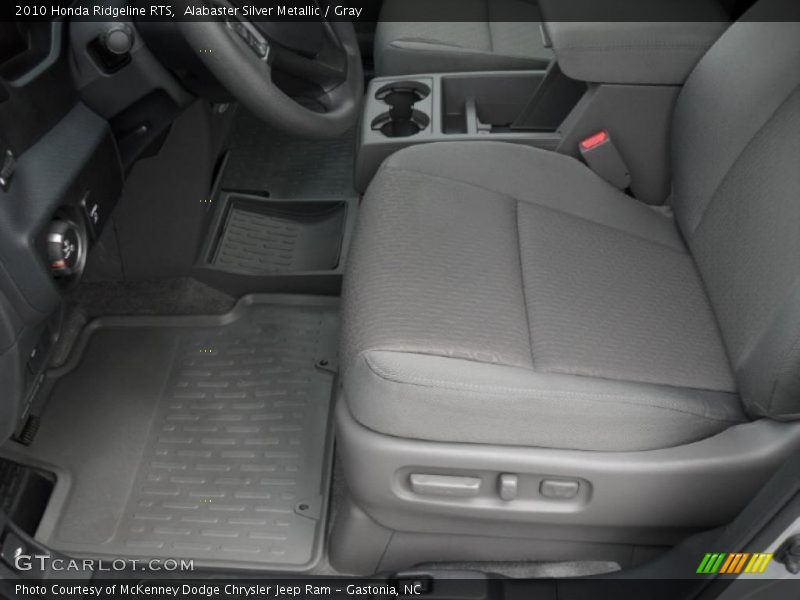 Alabaster Silver Metallic / Gray 2010 Honda Ridgeline RTS