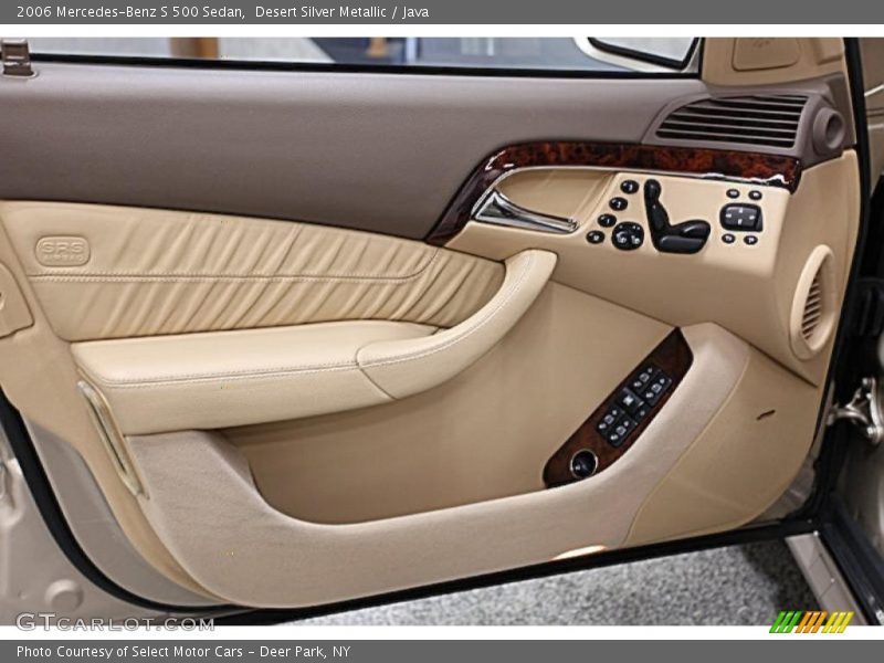 Desert Silver Metallic / Java 2006 Mercedes-Benz S 500 Sedan