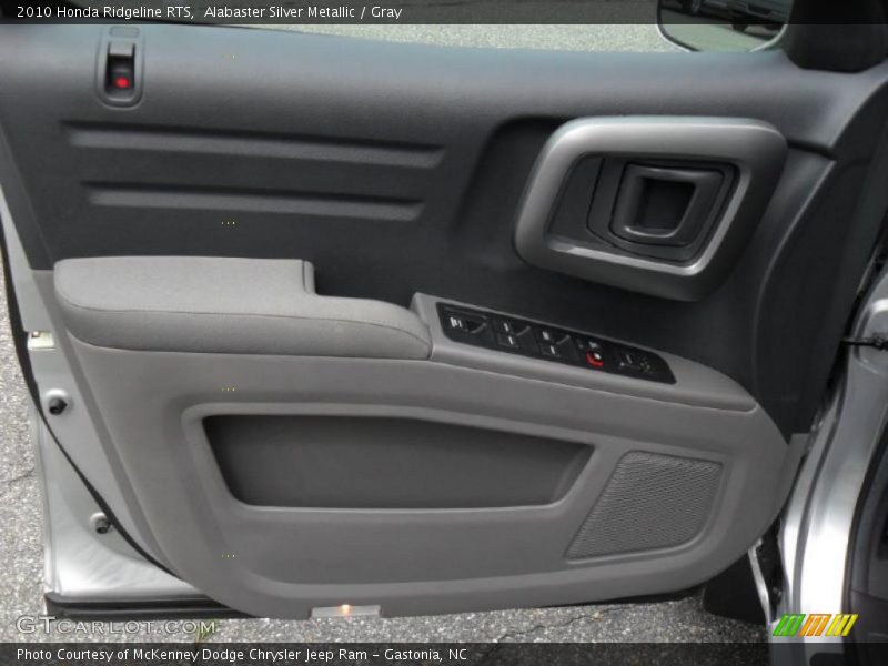 Alabaster Silver Metallic / Gray 2010 Honda Ridgeline RTS