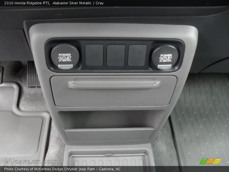 Alabaster Silver Metallic / Gray 2010 Honda Ridgeline RTS