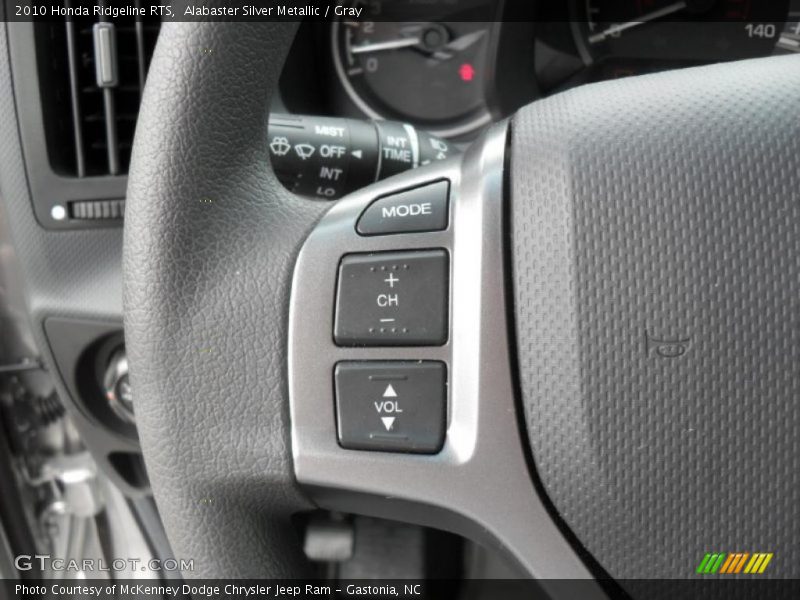 Alabaster Silver Metallic / Gray 2010 Honda Ridgeline RTS
