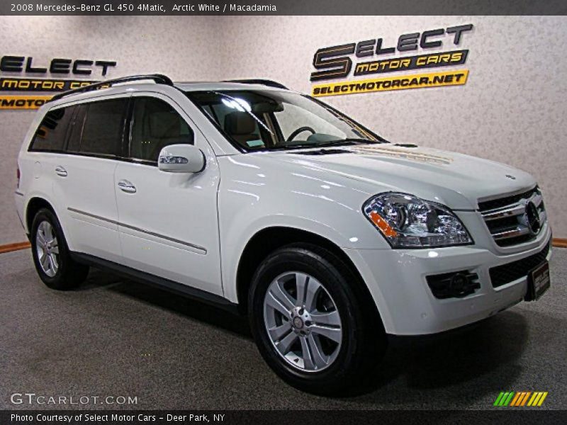 Arctic White / Macadamia 2008 Mercedes-Benz GL 450 4Matic