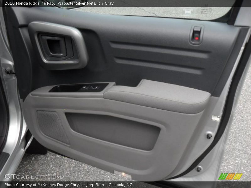 Alabaster Silver Metallic / Gray 2010 Honda Ridgeline RTS