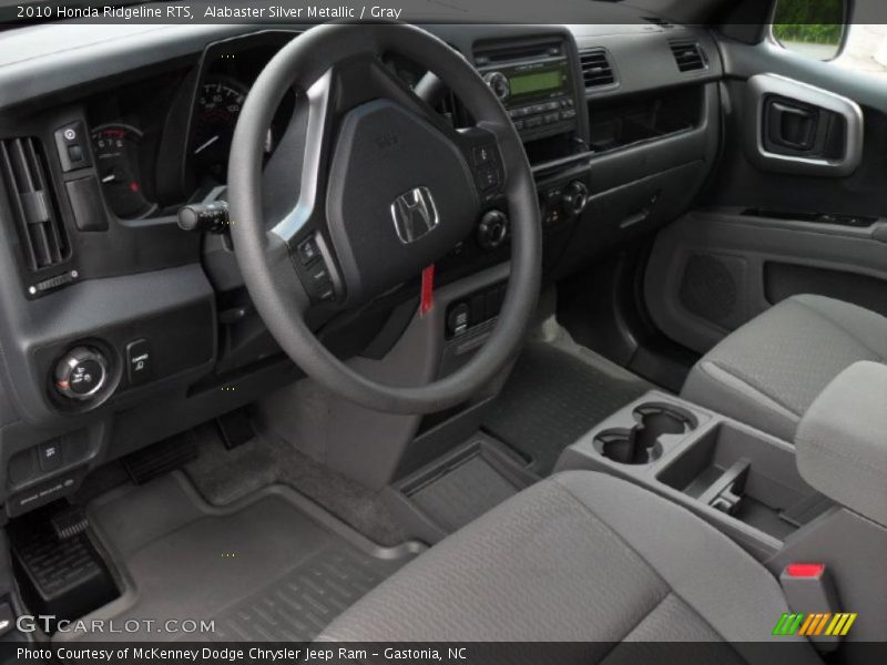 Gray Interior - 2010 Ridgeline RTS 