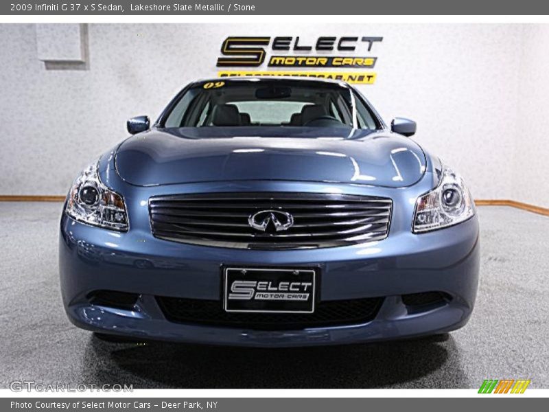 Lakeshore Slate Metallic / Stone 2009 Infiniti G 37 x S Sedan