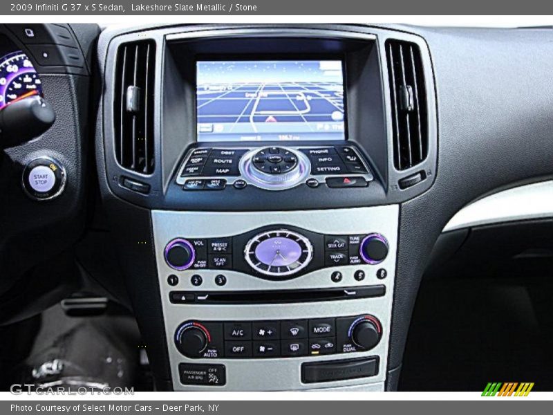 Lakeshore Slate Metallic / Stone 2009 Infiniti G 37 x S Sedan