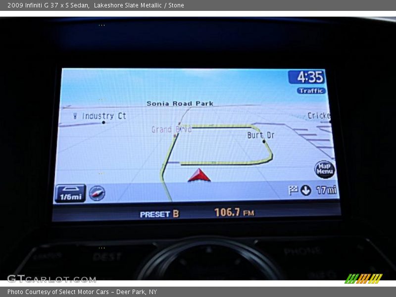Lakeshore Slate Metallic / Stone 2009 Infiniti G 37 x S Sedan