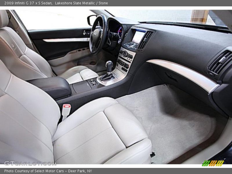 Lakeshore Slate Metallic / Stone 2009 Infiniti G 37 x S Sedan