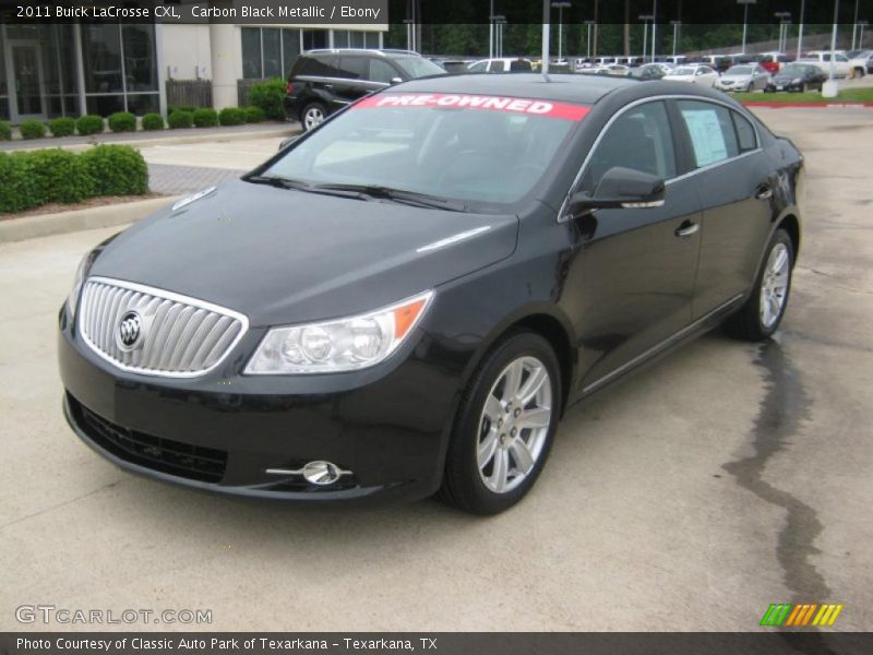 Carbon Black Metallic / Ebony 2011 Buick LaCrosse CXL