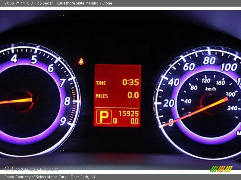 Lakeshore Slate Metallic / Stone 2009 Infiniti G 37 x S Sedan