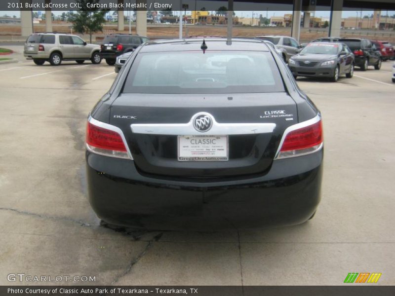 Carbon Black Metallic / Ebony 2011 Buick LaCrosse CXL