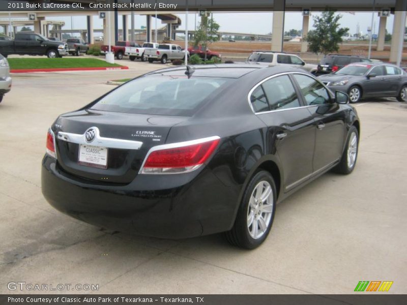Carbon Black Metallic / Ebony 2011 Buick LaCrosse CXL