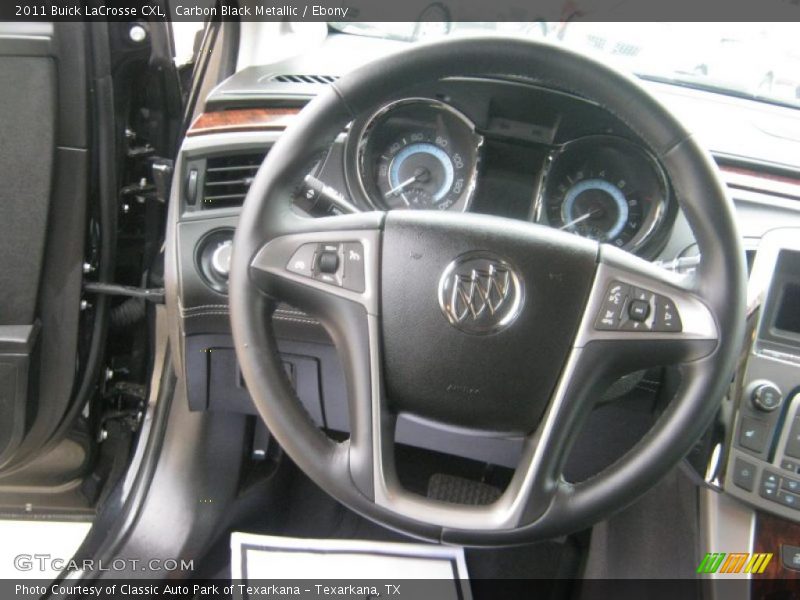 Carbon Black Metallic / Ebony 2011 Buick LaCrosse CXL