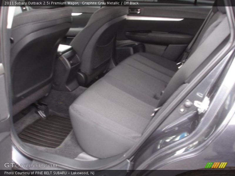 Graphite Gray Metallic / Off Black 2011 Subaru Outback 2.5i Premium Wagon