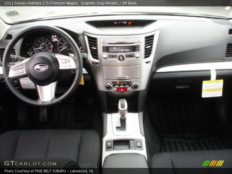Dashboard of 2011 Outback 2.5i Premium Wagon