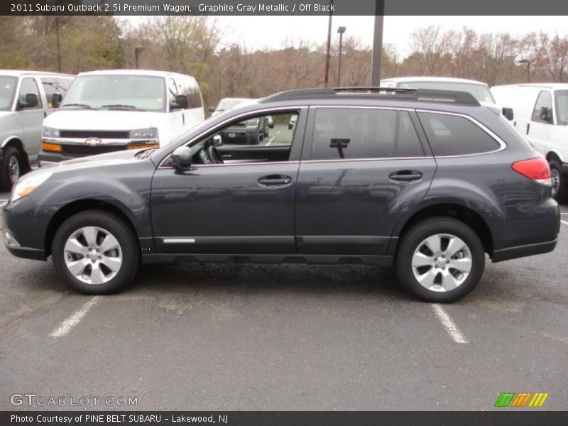  2011 Outback 2.5i Premium Wagon Graphite Gray Metallic