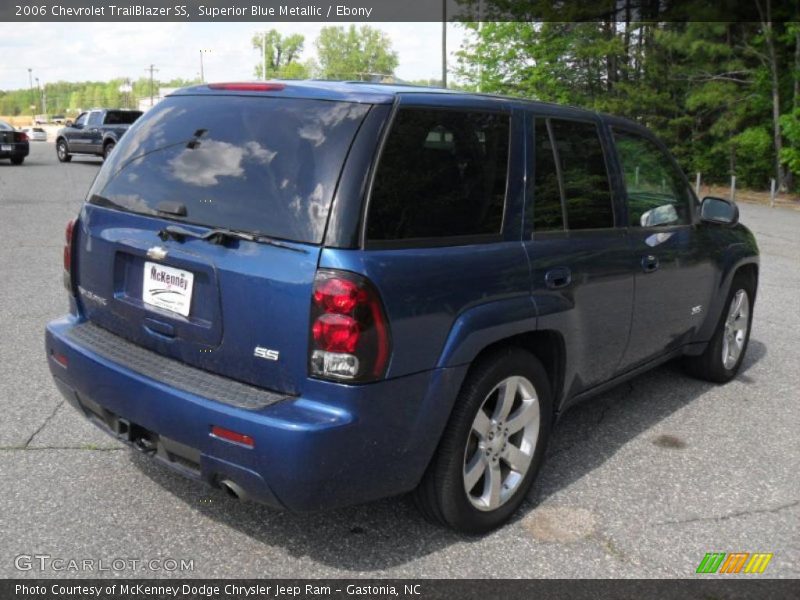 Superior Blue Metallic / Ebony 2006 Chevrolet TrailBlazer SS