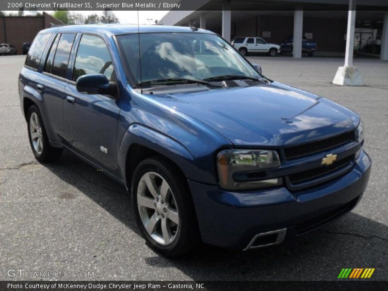 Superior Blue Metallic / Ebony 2006 Chevrolet TrailBlazer SS