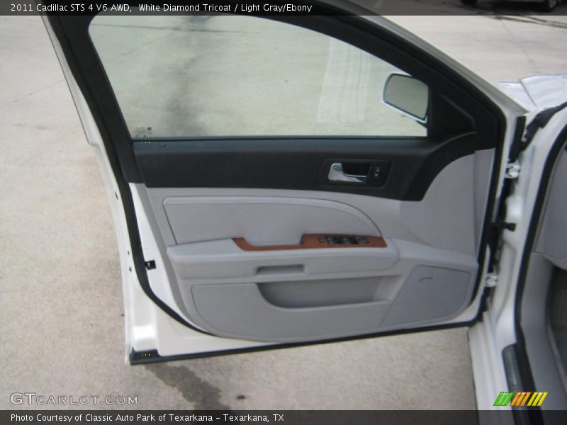 White Diamond Tricoat / Light Gray/Ebony 2011 Cadillac STS 4 V6 AWD