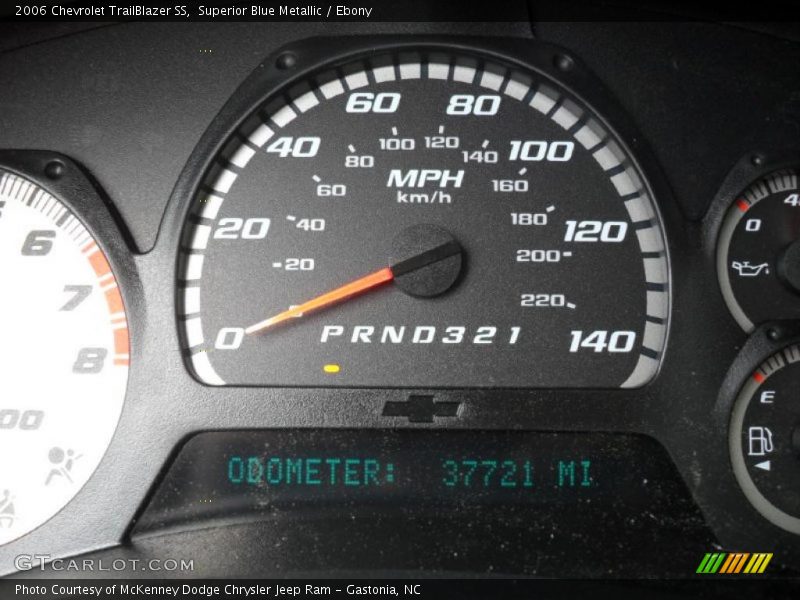 Superior Blue Metallic / Ebony 2006 Chevrolet TrailBlazer SS