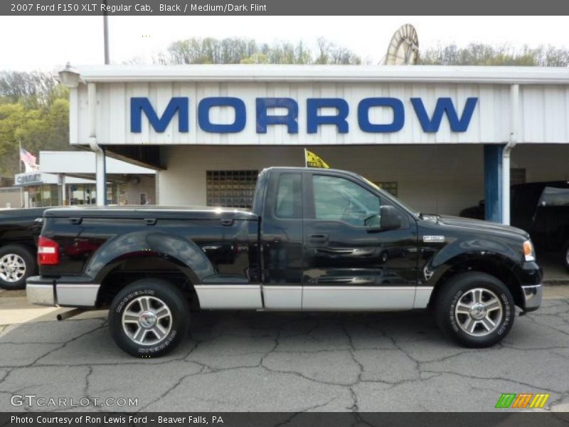 Black / Medium/Dark Flint 2007 Ford F150 XLT Regular Cab