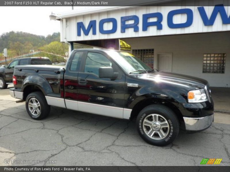 Black / Medium/Dark Flint 2007 Ford F150 XLT Regular Cab