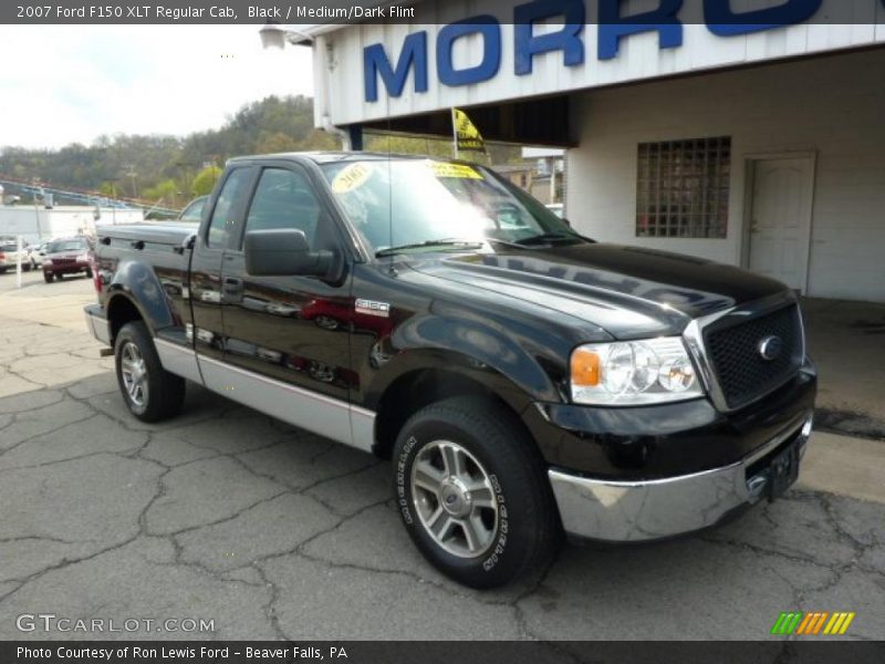 Black / Medium/Dark Flint 2007 Ford F150 XLT Regular Cab