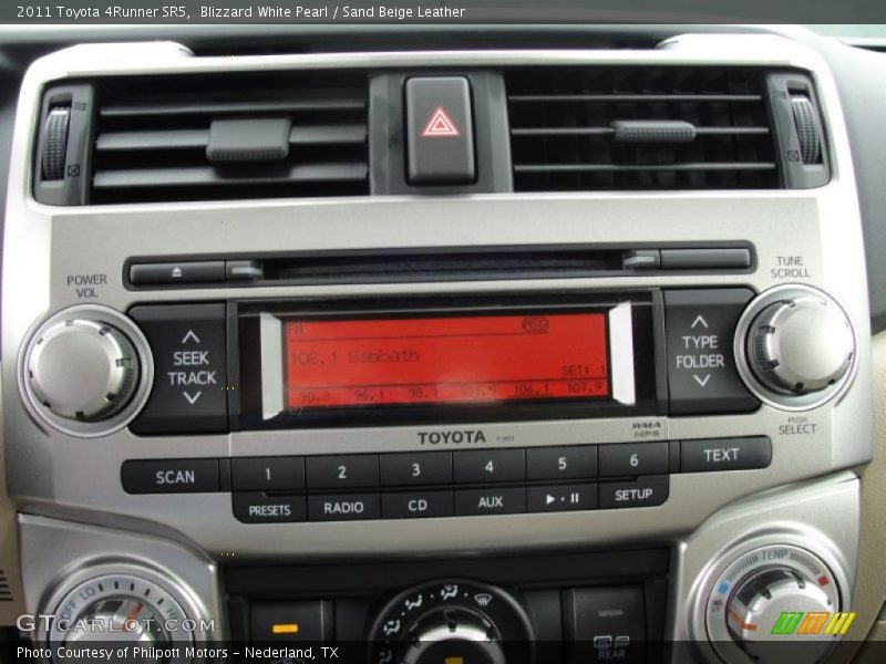 Blizzard White Pearl / Sand Beige Leather 2011 Toyota 4Runner SR5
