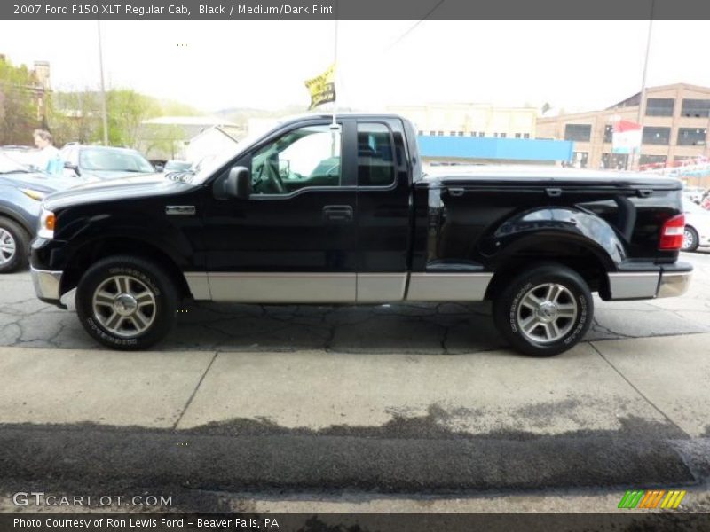 Black / Medium/Dark Flint 2007 Ford F150 XLT Regular Cab