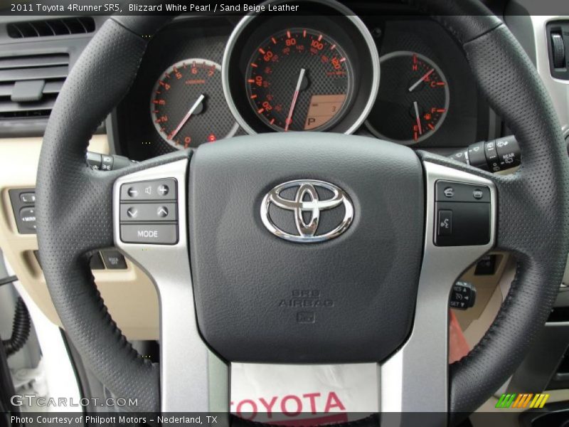 Blizzard White Pearl / Sand Beige Leather 2011 Toyota 4Runner SR5
