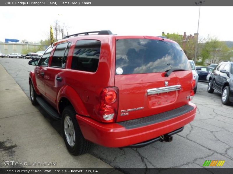 Flame Red / Khaki 2004 Dodge Durango SLT 4x4