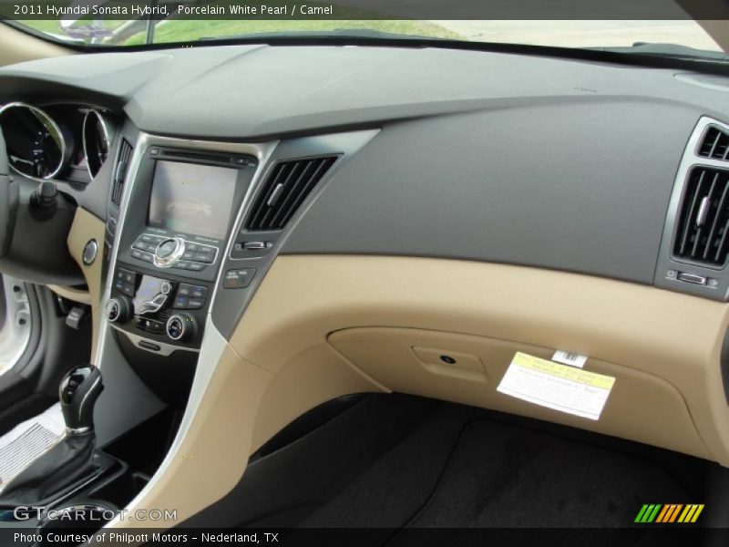 Dashboard of 2011 Sonata Hybrid