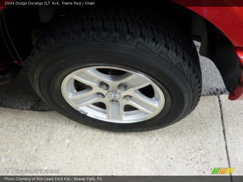 Flame Red / Khaki 2004 Dodge Durango SLT 4x4