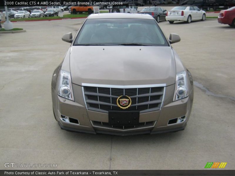 Radiant Bronze / Cashmere/Cocoa 2008 Cadillac CTS 4 AWD Sedan