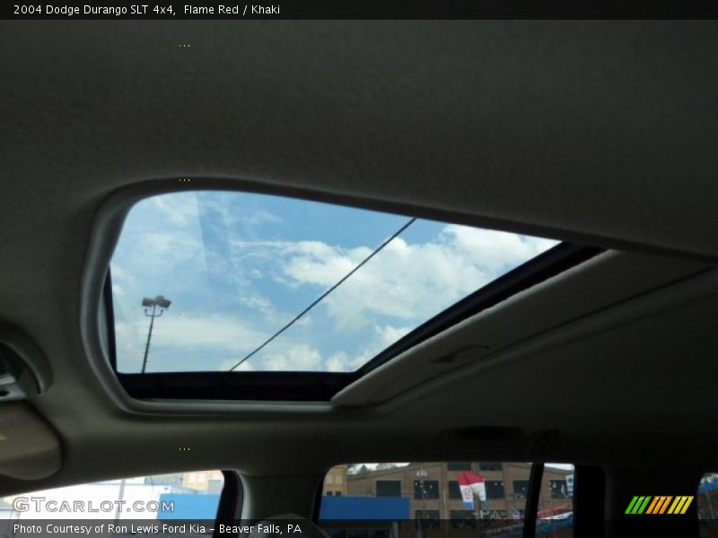 Flame Red / Khaki 2004 Dodge Durango SLT 4x4