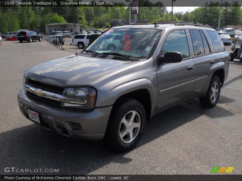 Graystone Metallic / Light Gray 2006 Chevrolet TrailBlazer LS