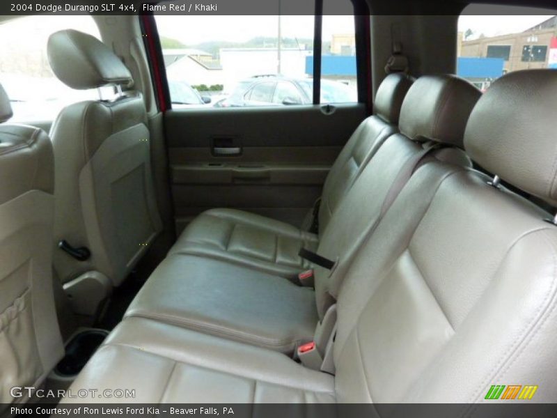 Flame Red / Khaki 2004 Dodge Durango SLT 4x4