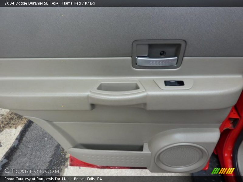 Flame Red / Khaki 2004 Dodge Durango SLT 4x4