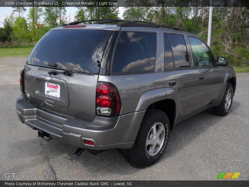 Graystone Metallic / Light Gray 2006 Chevrolet TrailBlazer LS