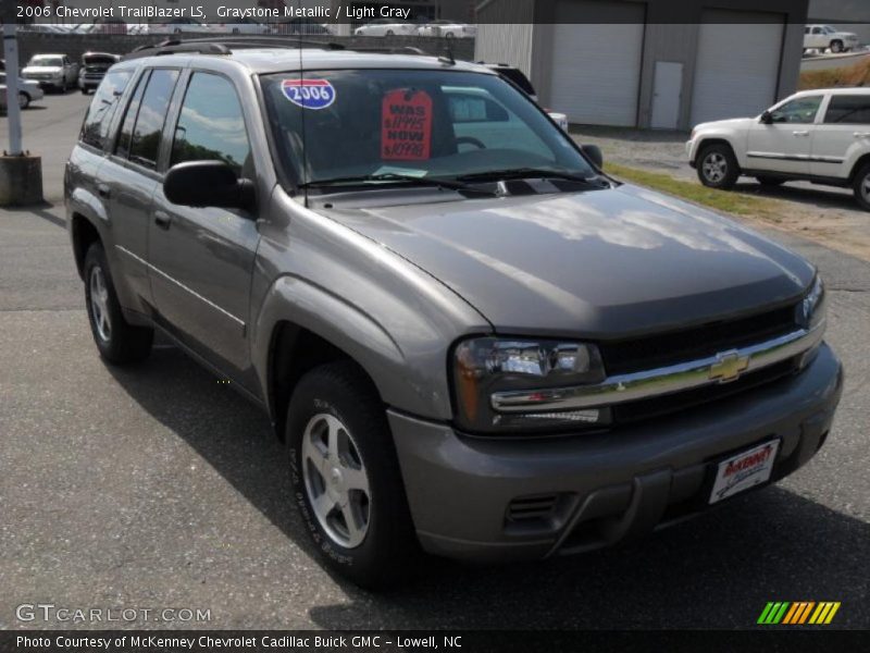 Graystone Metallic / Light Gray 2006 Chevrolet TrailBlazer LS